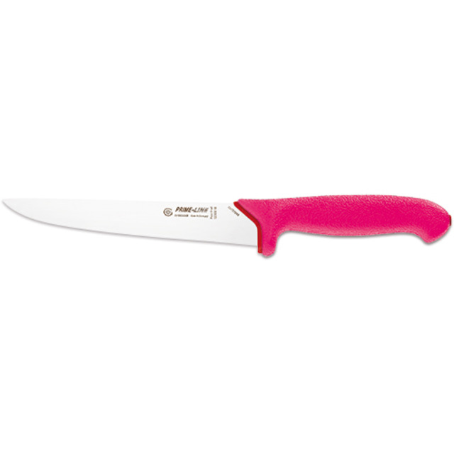 Couteau à désosser et saigner PrimeLine 18 cm, rose