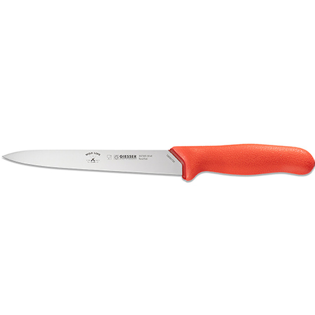 Couteau à fileter WildLine 18 cm, flexible, scarlett-rouge