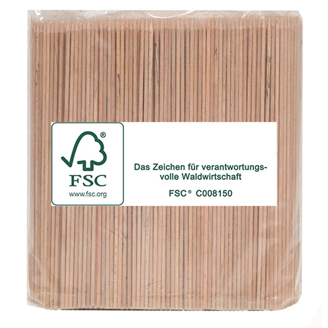 Brochettes hêtre, env. 1000 pcs. 160 x 3 mm