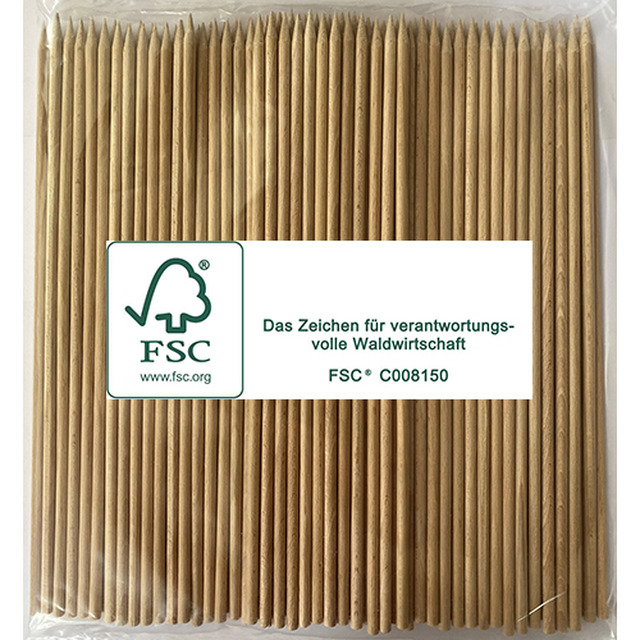 Brochettes hêtre, env. 100 pcs. 400 x 6 mm
