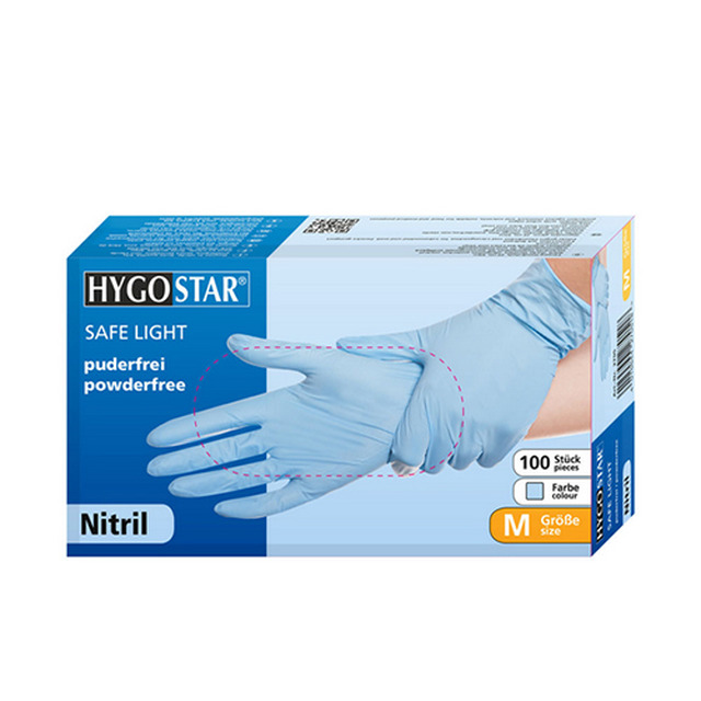 Gants nitril, 100 pcs. Gr. S, non pudré