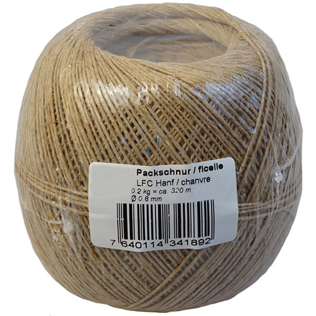 Ficelle, lin 10 Pelotte à 200 gr., UR-TE 500, Ø 1.6