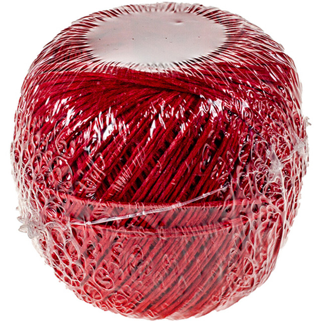 Ficelle, lin, rouge 10 Pelotte à 100 gr., LFC 1600, Ø 0.8 mm