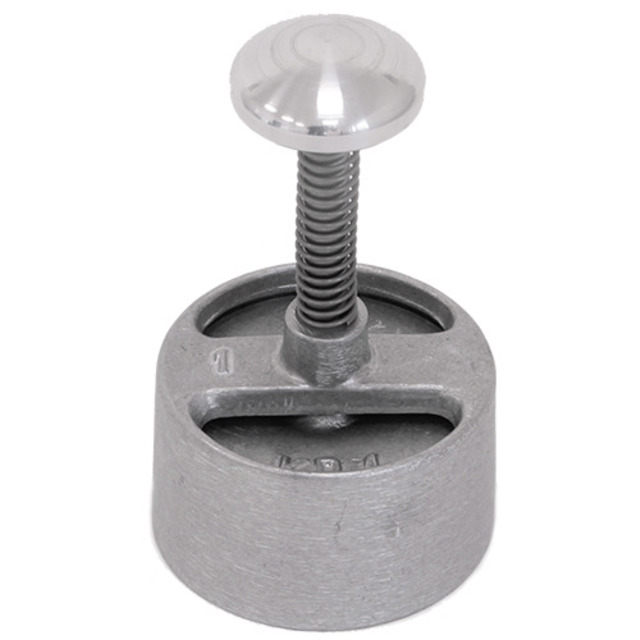 Presse pour hamburger, ronde, aluminium Ø: 8.5 cm, pour des burgers de 60 - 120g