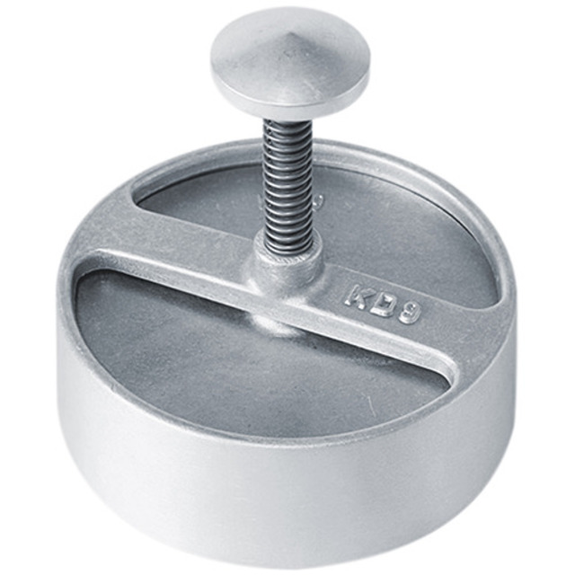 Presse pour hamburger, ronde, aluminium Ø: 15cm, pour des burgers de 180 - 350g