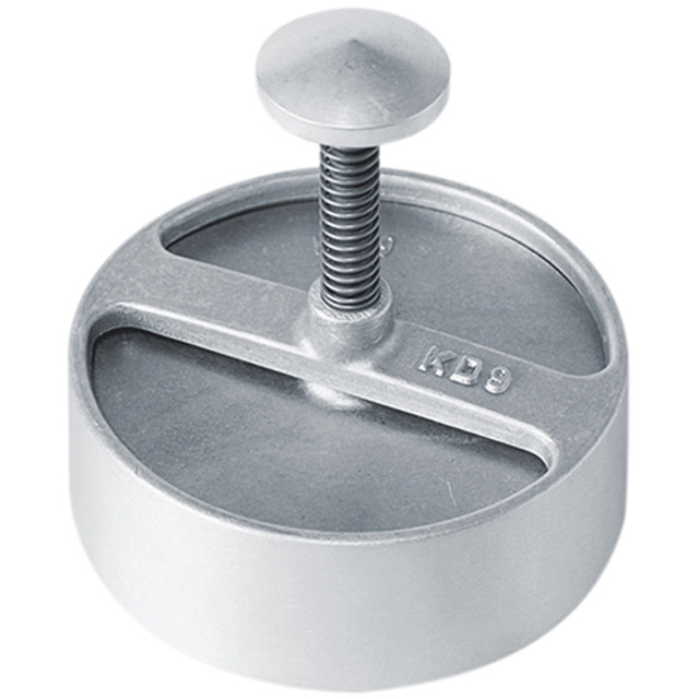 Presse pour hamburger, ronde, aluminium Ø: 17cm, pour des burgers de 180 - 350g