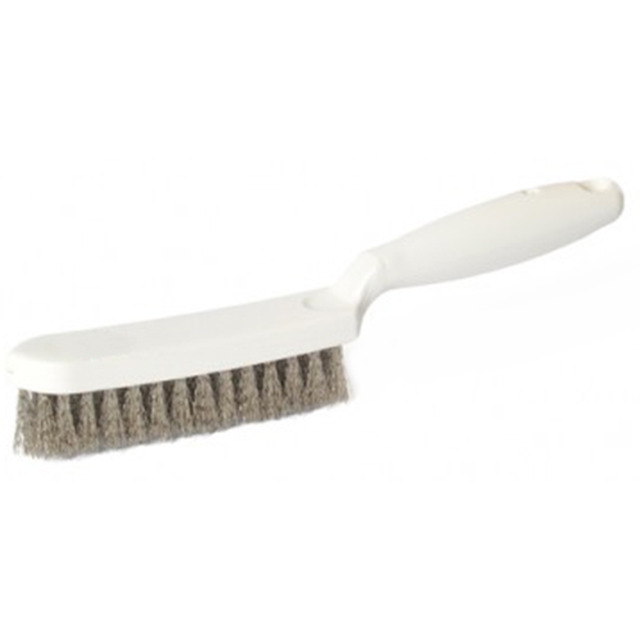 Brosse métallique PROFI-LINE trois rangées, inox, ondulé