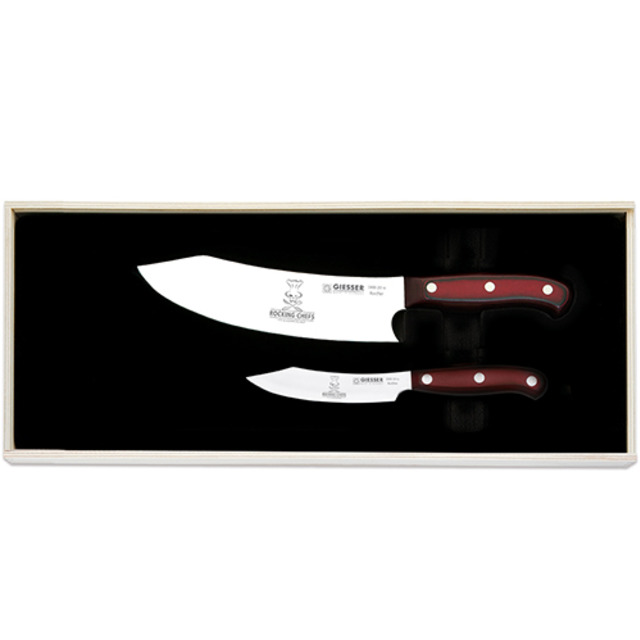 PremiumCut Set No. III manche en micarta, Rocking Chef