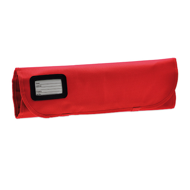 Trousse pour couteaux, vide 7 pcs., rouge